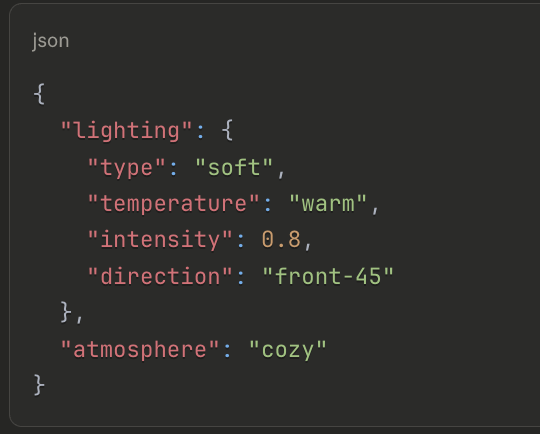 25.08.10 - ¡La evolución del prompt! Ahora es posible dar instrucciones aún más precisas mediante código JSON, no solo con palabras