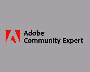 Adobe community expert logo