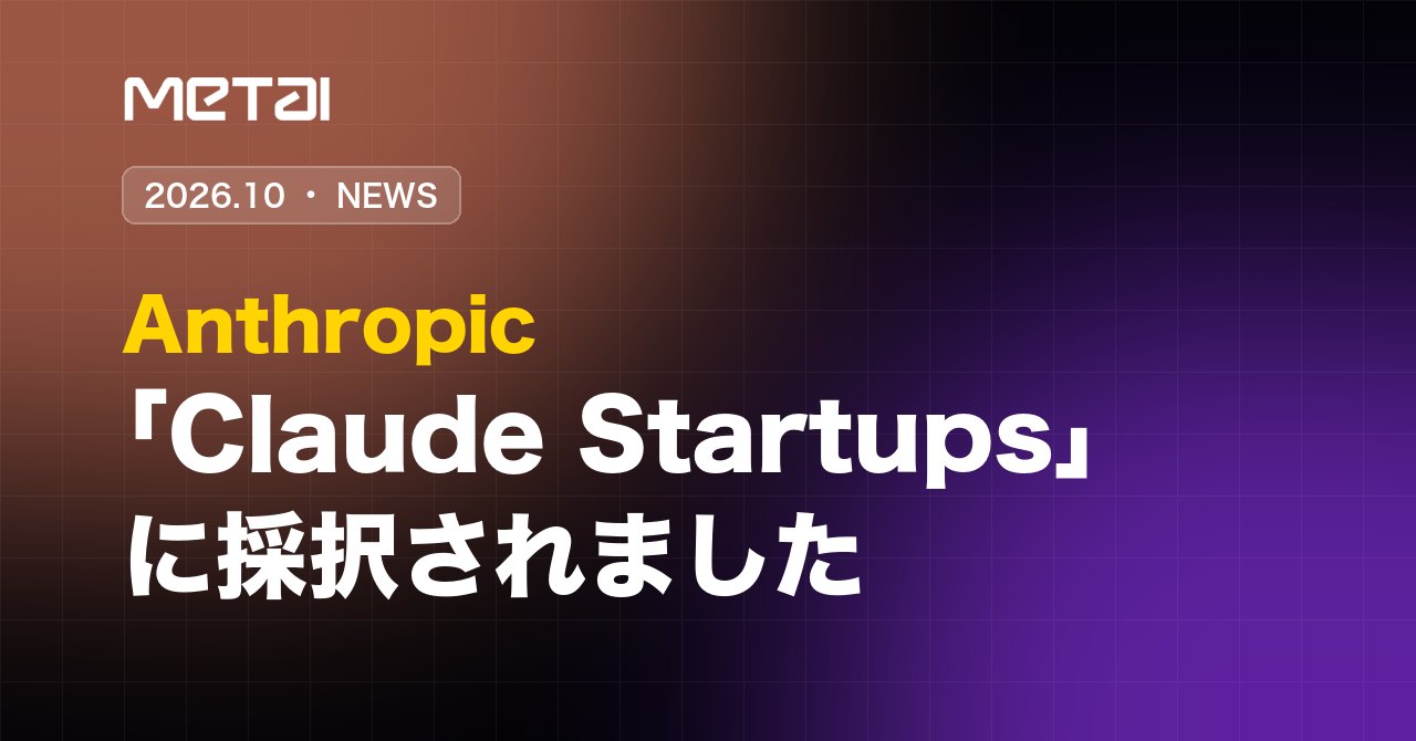 26.10.15 - MetAI, aceptada en el programa Claude Startups de Anthropic
