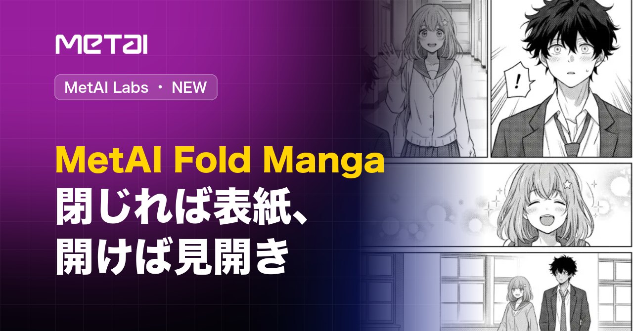 26.10.14 - Novedad de MetAI Labs: MetAI Fold Manga. Cerrado, portada. Abierto, doble página